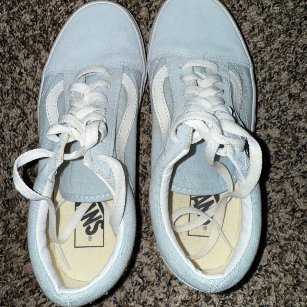 Vans Sky Blue and White Casual Sneakers